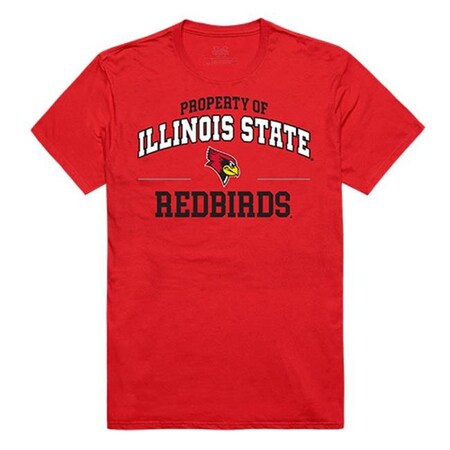 W Republic W Republic Apparel 517-124-R58-04 Illinois State University Property College Tee Shirt - Red; Extra Large 517-124-R58-04